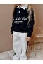 Girl's Collar-Style Buttoned Wide-Leg 3-Ply Tracksuit Set - 2