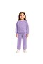 Girl's Stoned Bow Set Lilac – Sweat & Pants 3-8 Years - 3