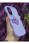 Samsung Galaxy A16 Compatible Heart and Ribbon Star Glitter Lilac Phone Case - 5