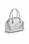 The Moiss Woven Textured Silver Hand and Shoulder Bag - 2