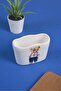 3-Piece Kitchen Set Teddy Dirty Dishcloth Holder Spoon Rest Sponge Holder Oil Pot Holder - Handmade Gift - 3