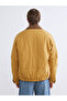 Brown Comfortable Fit Shirt Collar Men's Coat - 5