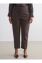 Vizyon New Season High Waist Cigarette Pleated Women's Trousers - 6