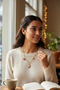 Christmas Themed Figured Chain Necklace