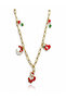 Christmas Themed Figured Chain Necklace - 3