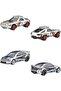 Silver Series Zamac 6-Piece Collection Set – Special Metallic Vehicles 1:64 - 3