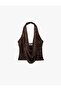 Degaje Halter Neck Sequin Beaded Crop Blouse - 3