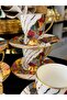 24K Original Gold Gilt Special Design Hand Painted Coffee Cup Set 90 ml Mdl13 - 7