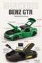 White Color Mercedes Benz Amg Gt 1/24 Diecast Collectible Model Car Che Zhi̇ - 6