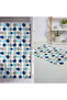 Bathroom Mat and Single Panel Shower Curtain 1X180X200 Set Bathroom Rug 5706
