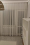 1-3 Folded Thin Linen Textured Tulle Curtain, Wrinkle-Free Hemmed Tulle Curtain with Lead - 6