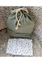 Çağla Yeşili Muslin Multi-Purpose Pouch and Mouth Wipes 4 Pieces - 2