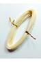1 mm 25 Meters Oyster Cream Color Waxed Cord Horsehair Leather Sewing Necklace Jewelry Design Bracelet Cord - 6