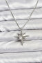 316L Steel Chain Silver Color Polar Star Model 60 cm Chain Women's Necklace -