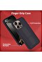 iPhone 16 Pro Case with Finger Grip and Magnetic Kickstand (Dark Purple) - 6