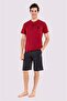 Men's 3-Piece Pajama Set, 100% Cotton Pajama Set and Shorts - 2