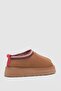 Velina Fur Inside Flat Sole Women's Slippers - Taba Suede - 3