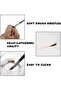5pcs/ Set Round Paint Brushes -Artist Acrylic Paint Brushes for Acrylic Painting Oil Watercolor Canvas Boards Rock Body Face Nail Art Crafts Supplies - 6