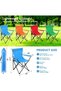 Portable Folding Beach Chair Multi-Purpose Camping Chair for Adult, Lightweight Patio Lawn Qu - 2
