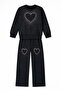 Stone Transitional Compact Fabric Tracksuit Set - 2