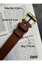 2-Piece Lyric Square Patterned Women's Antique Vintage Buckle Belt Coat Belt Dress Belt Trouser Belt - 4