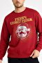 Red Sweatshirt Chrismarx Marx Soviet Funny New Year Noel Christmas New Year 2026 Red Sweatshirt