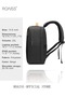 Functional Backpack Large Capacity Short Distance Travel Solid Color Design Light Business Style Stu - 4