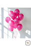 20 Pieces Fuchsia Balloon Background Balloon Birthday Decoration - 2