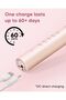 DY156 Electric Sonic Toothbrush for Adults with 3 Brush Heads, 5 Modes (Pink, M) - 5
