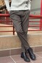Men'S, Pleated Detail, Elastic Waistband, Regular-Fit, Winter and Spring Pants 25Inp271Duz - 4