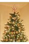 Christmas Star Tree Topper LED Warm Lights Rustic Metal Xmas Treetop Star - 2