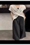 Long, wide, pleated trousers - 3