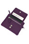 Mpcuz 103 Women's Unisex, Genuine Leather, Wallet Card Holder Plum - 3