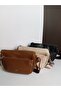 Women's Beige Daily Shoulder Crossbody Multi-Compartment Bag - 7