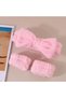 Hair and Armband with Bow - 1 Set (2 Pieces Armbands, 1 Piece Hair Band)