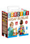 Graditi 41-Piece Educational and Learning Wooden Activity Blocks Harmless to Health for Ages 2+ - 2