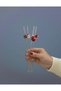 New Year's Special Christmas Themed Set of 4 Figured Straws
