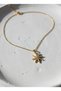 316L Steel Gold Tarnish Free Minimal Women Jewelry Pole Star Necklace - 5