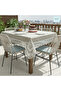 🆕   Lace-Looking Easy-To-Clean Liquid-Proof Hole-Free Pvc Tablecloth - 120 X 150 Cream - 3