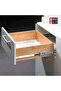 Sliding Drawer Rail 1 Pair Full Extension Track Rail for Cabinets (14 INCH, Soft Closing) - 4