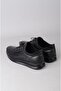 Seç P605 Genuine Leather Comfort Men's Shoes Black - 5