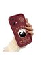 Xiaomi Redmi Note 12 5g Compatible Silicone Material Shockproof Simple Burgundy Color Case - 3