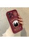 Xiaomi Redmi 12 4g Compatible Silicone Material Shockproof Simple Burgundy Color Case