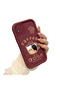 Realme C20/C20A Compatible Silicone Material Shockproof Simple Burgundy Color Case - 3