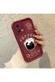 Xiaomi Poco X5 Compatible Silicone Material Shockproof Simple Burgundy Color Case