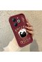 Tecno Spark 20/20C Compatible Silicone Material Shockproof Simple Burgundy Color Case