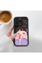 Funny Girl Thinking Preventing Simpleness Soft Silicone Phone Case Compatible with Samsung Galaxy A12/M12 - 7