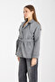 Calina Gray Regular Fit Premium Cashmere Jacket - 8