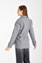 Calina Gray Regular Fit Premium Cashmere Jacket - 6