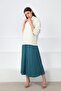Ecru Turtleneck Cashmere Long Sleeve Women's Knitwear Sweater - 4